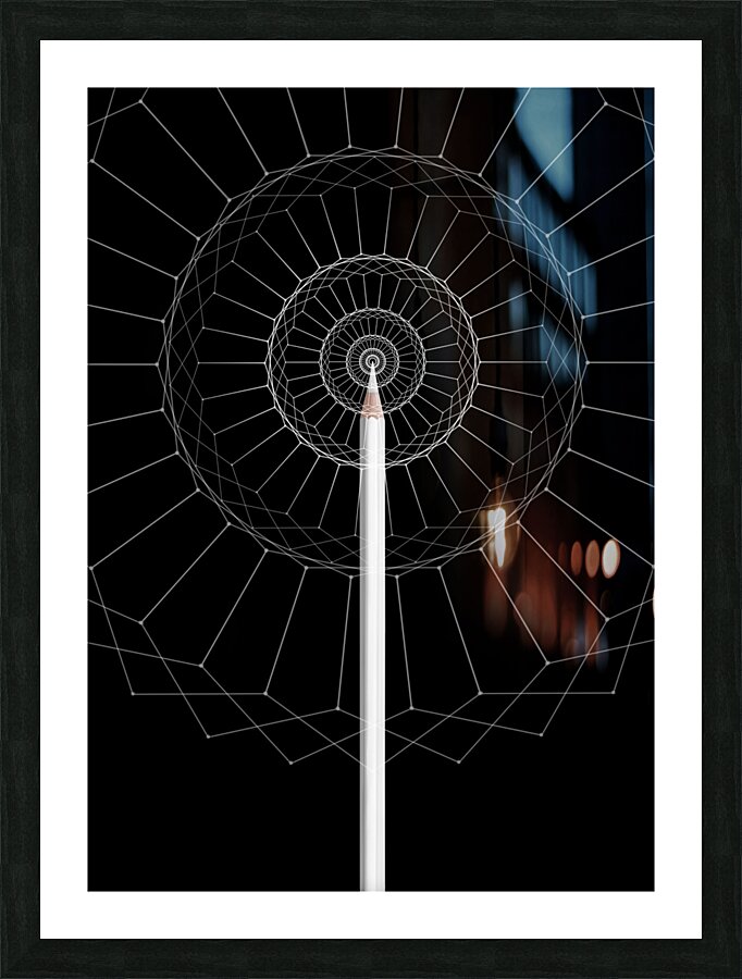 Geometric Precision Picture Frame print