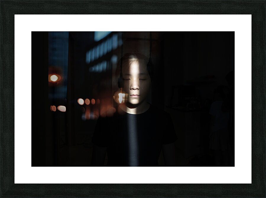 Illuminated Silence Picture Frame print