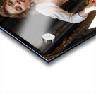 Peach Colored Gown  Acrylic print