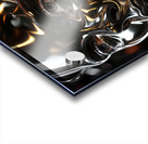 Obsidian Black Surface  Acrylic print