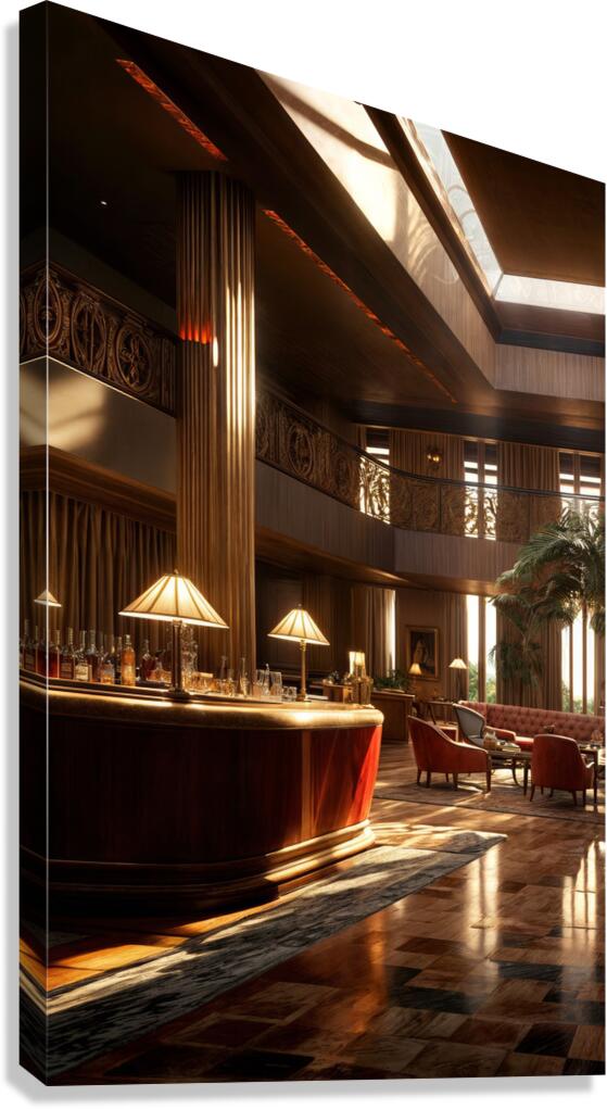  Multi Level Interior  Canvas Print