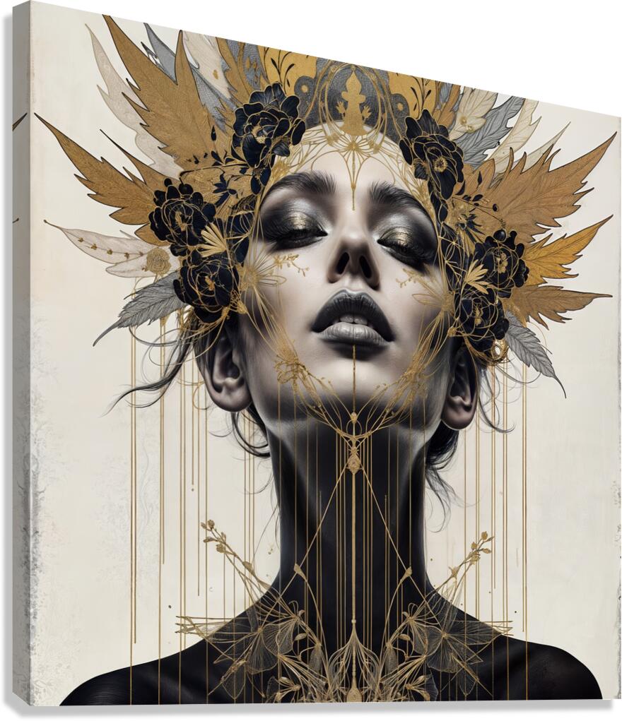  Androgynous Beauty  Canvas Print
