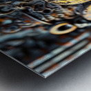  Forgotten Machinery  Metal print