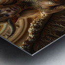 Horns and Wings  Metal print