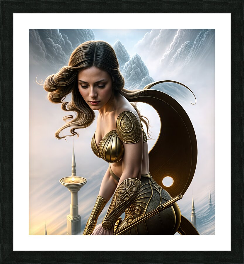 AI Humanoids  Picture Frame print