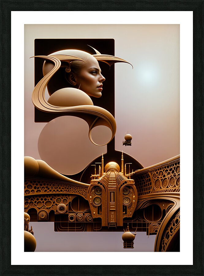 Life as AI   Picture Frame print
