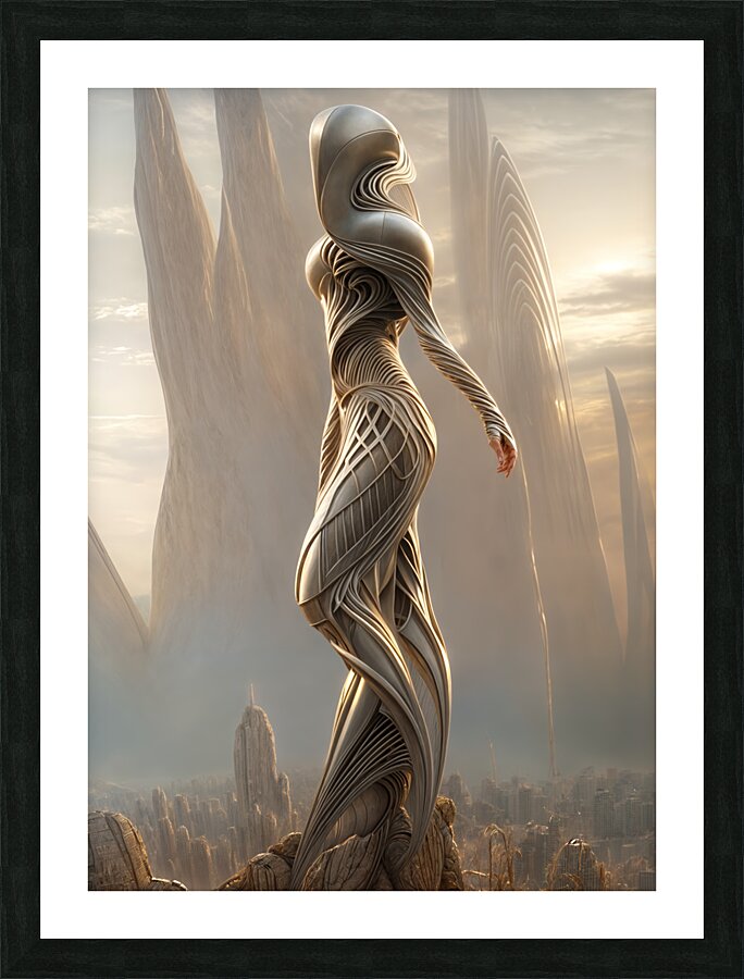  Humanoid Horizons  Picture Frame print