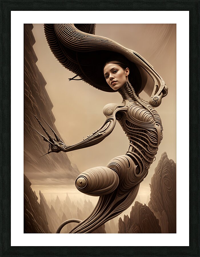  Humanoid Doppelgangers  Picture Frame print