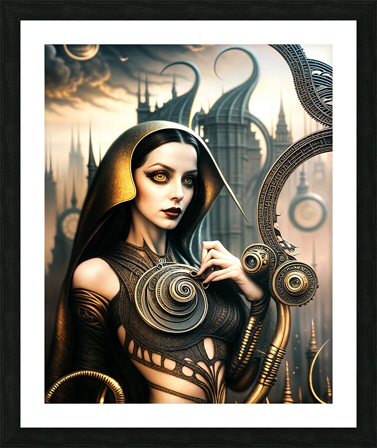 Synthesized Reflections  Picture Frame print
