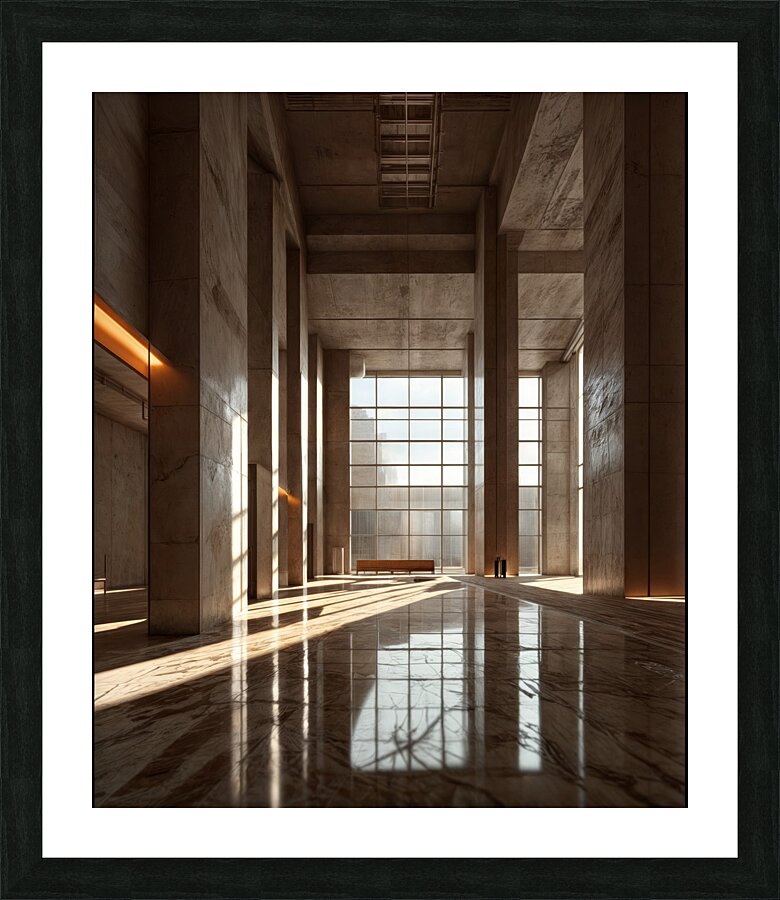  AI Glimmer  Picture Frame print