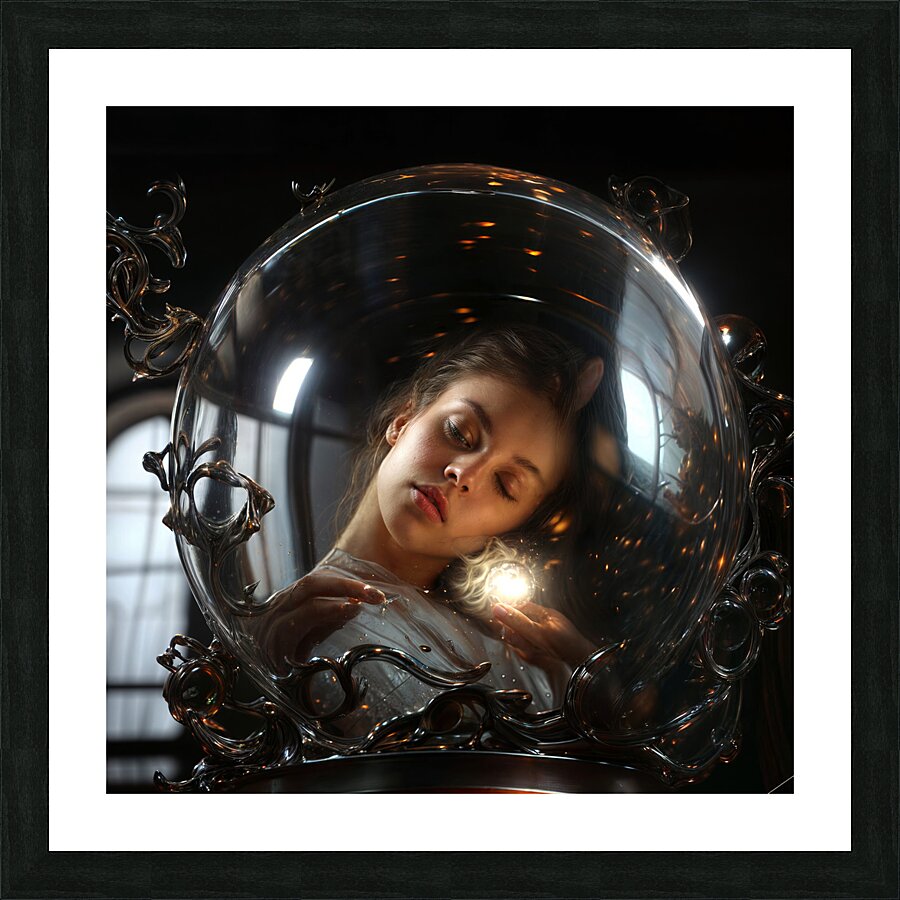  AI Lightball Picture Frame print