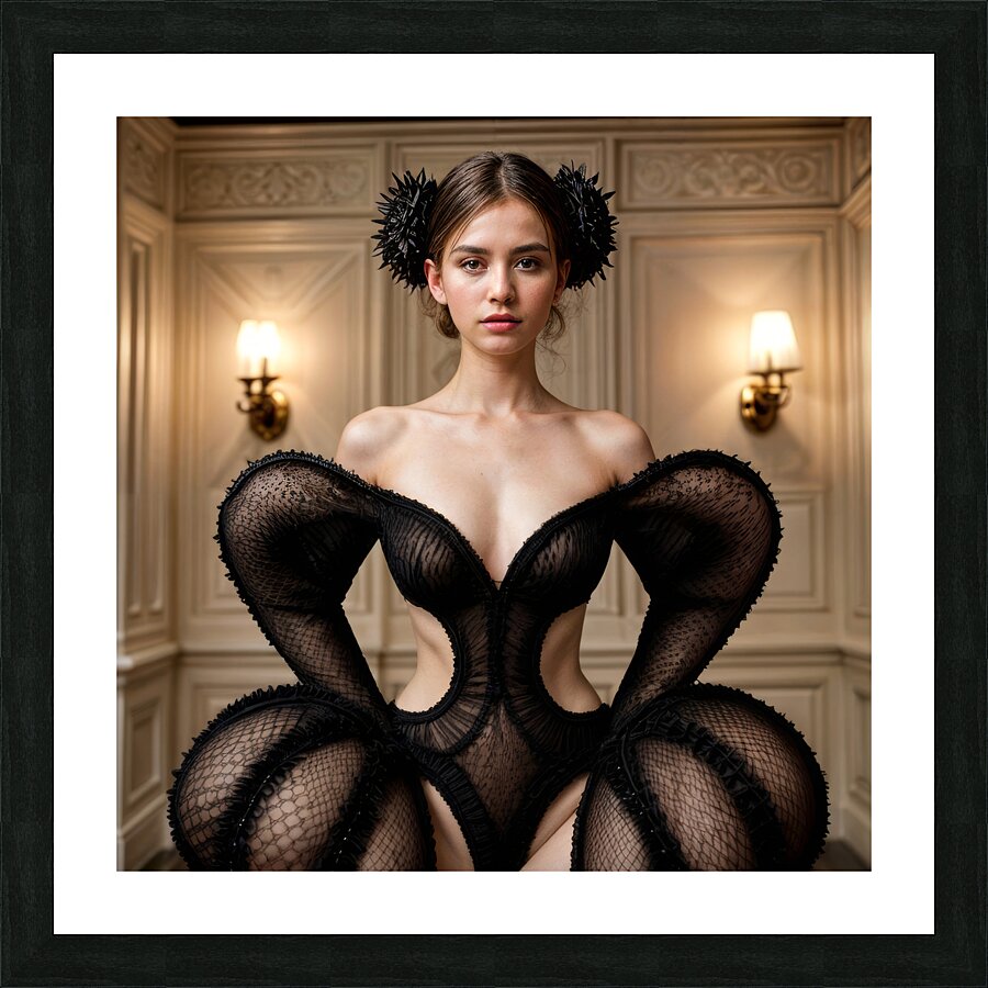 Glowing Fascination  Picture Frame print