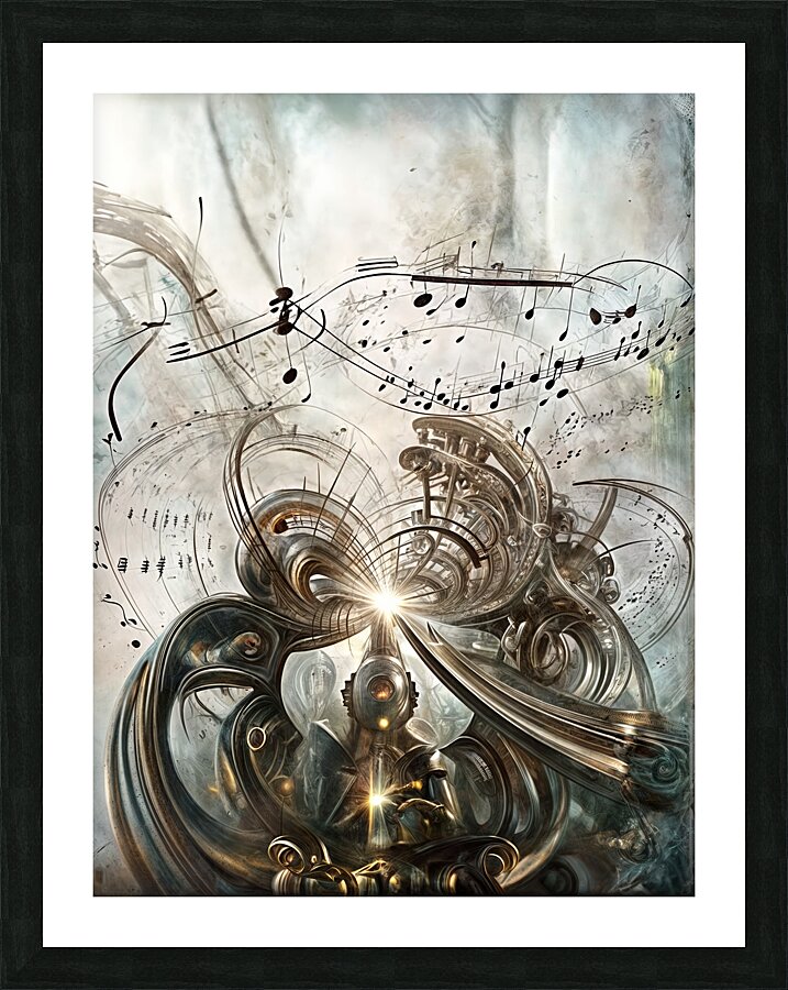 Abstract Notes  Impression et Cadre photo