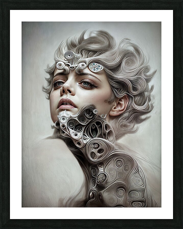  Face Statue  Picture Frame print