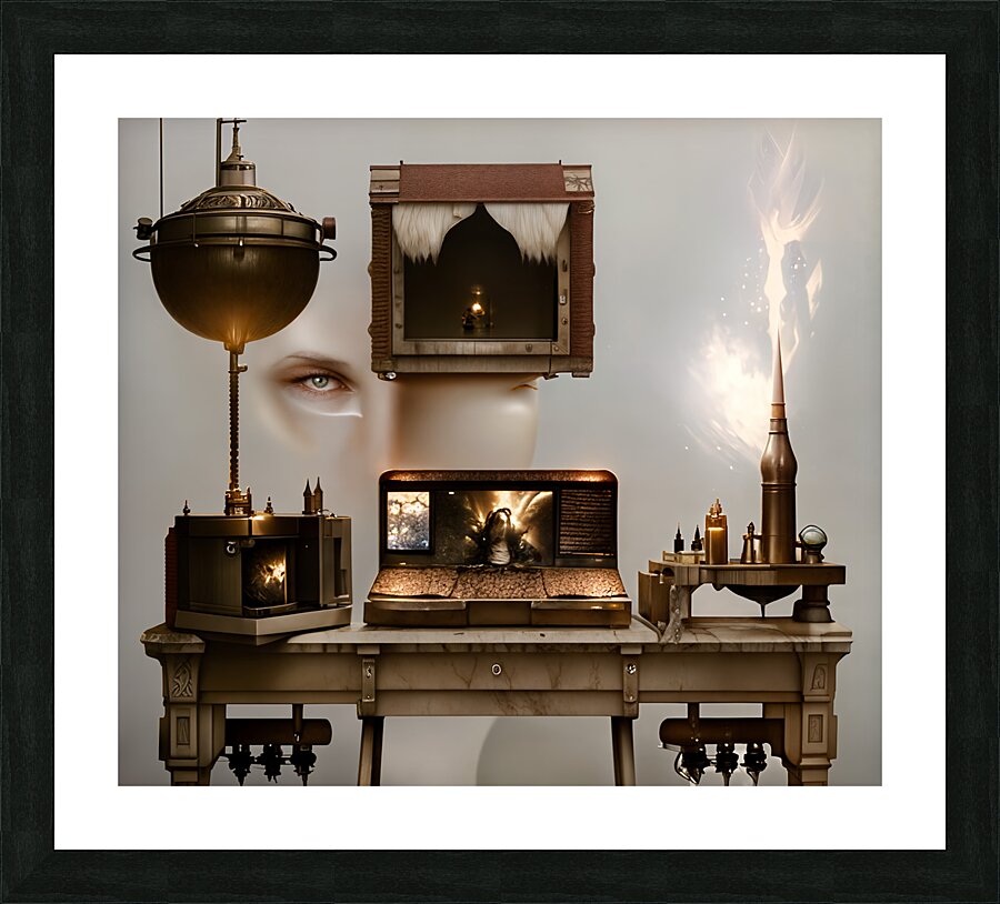 Futuristic Design  Picture Frame print
