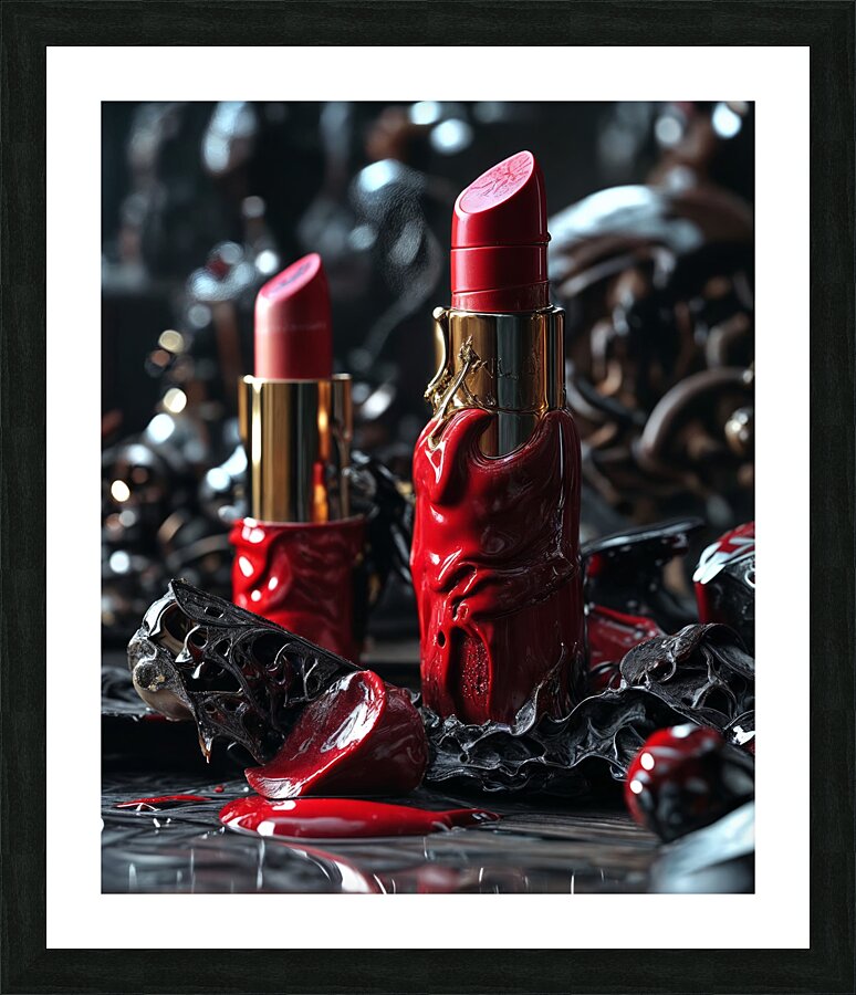  Red Lipstick  Picture Frame print