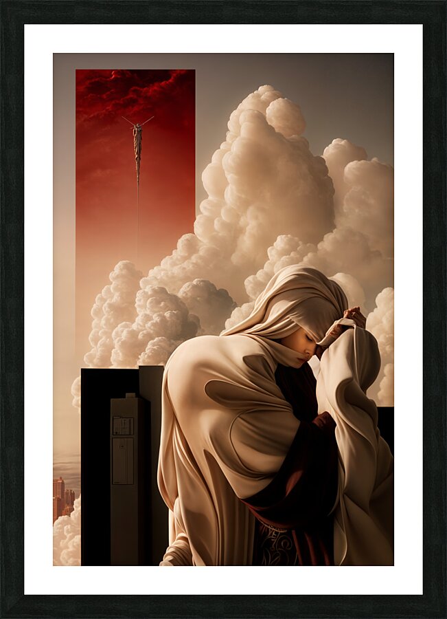 Luminous Labyrinth  Picture Frame print