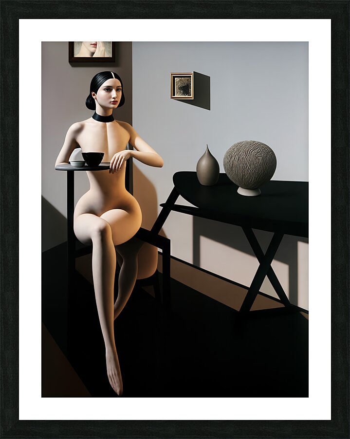  Pixelated Paradox  Picture Frame print