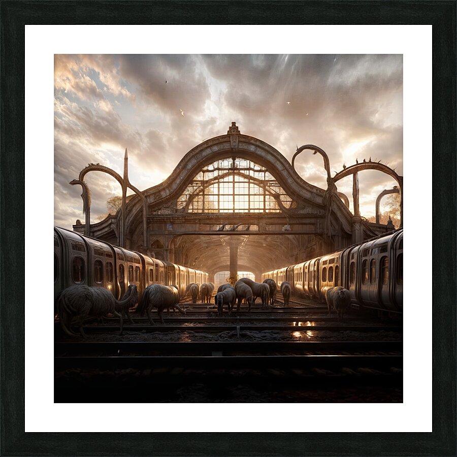  Bahnhof Zoo  Picture Frame print
