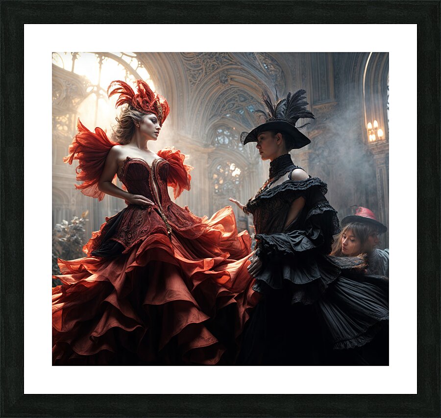  Victorian Ball  Picture Frame print