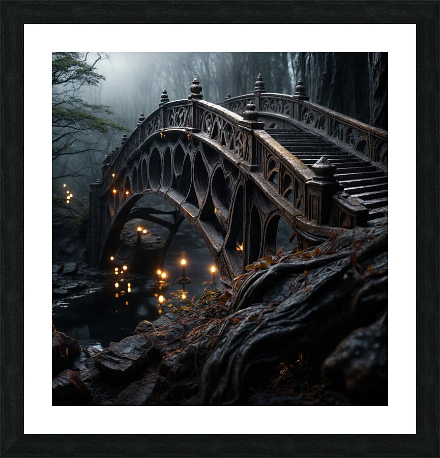 Foggy Forest  Picture Frame print