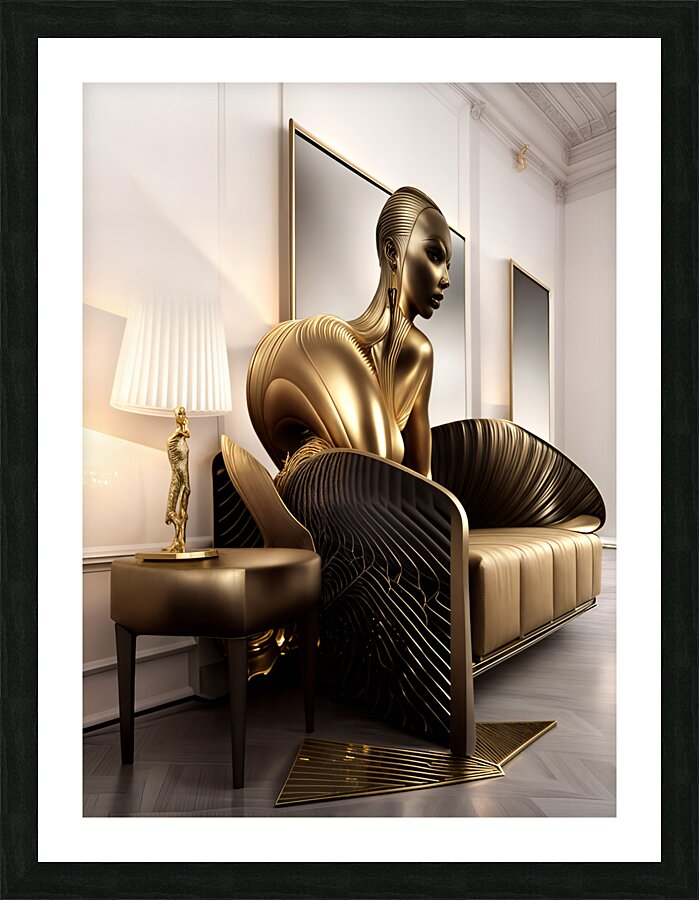 Elegant Art Deco  Picture Frame print