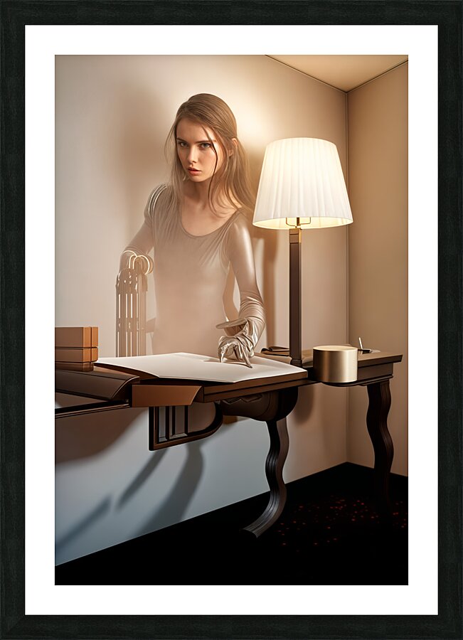  Office Scene  Picture Frame print