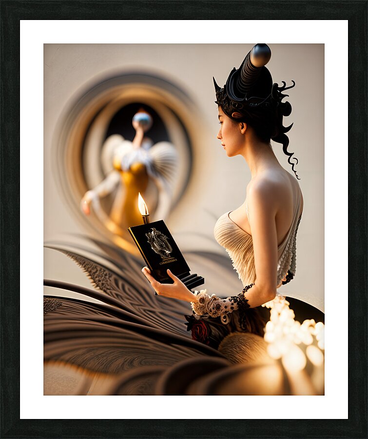  Ethereal Reflection  Picture Frame print