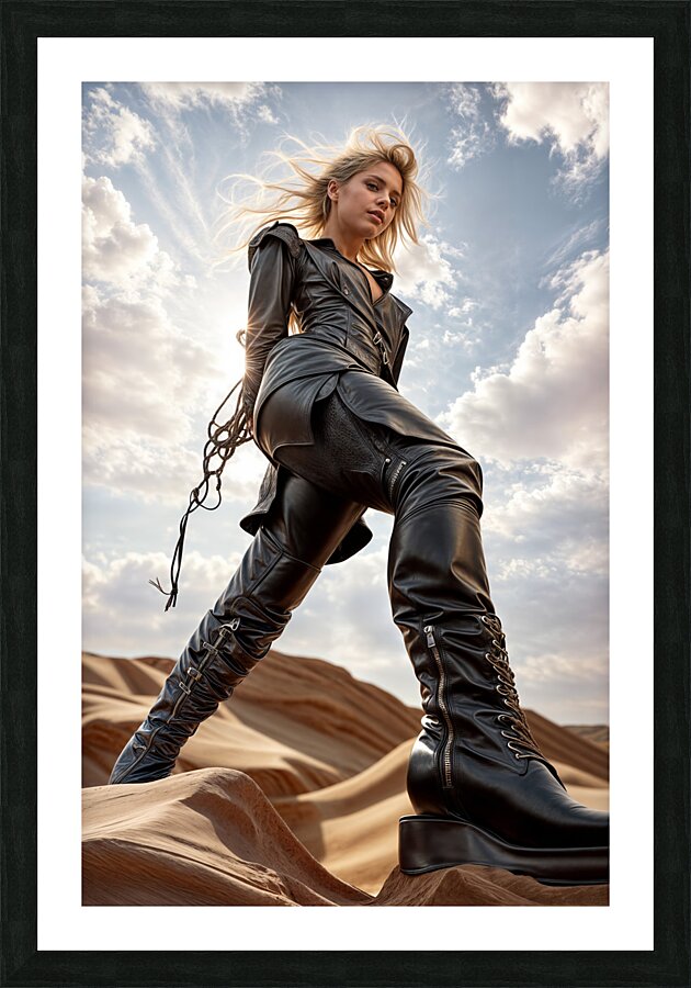 Desert Wanderer  Picture Frame print