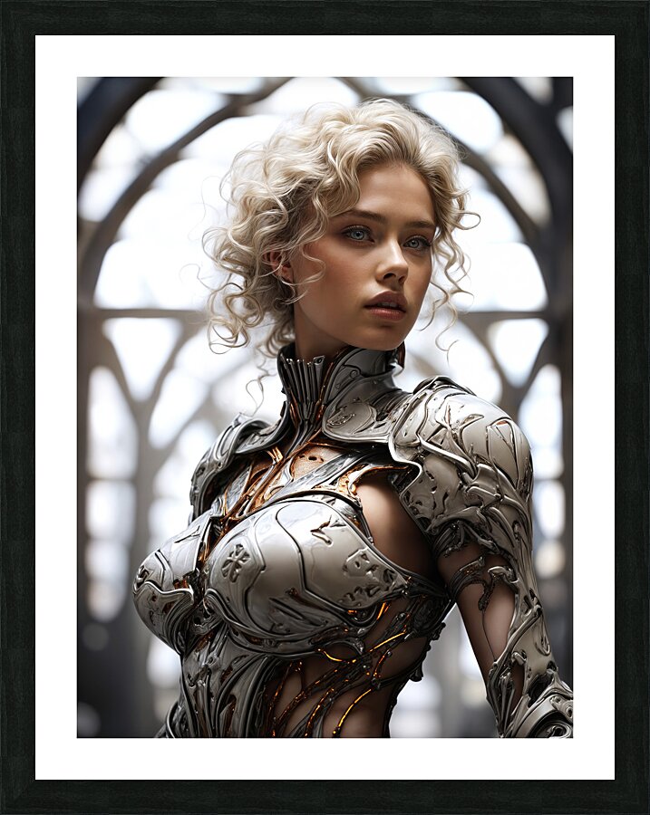 Intricate Armor  Picture Frame print
