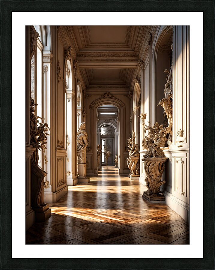  Elegant Hallway  Picture Frame print