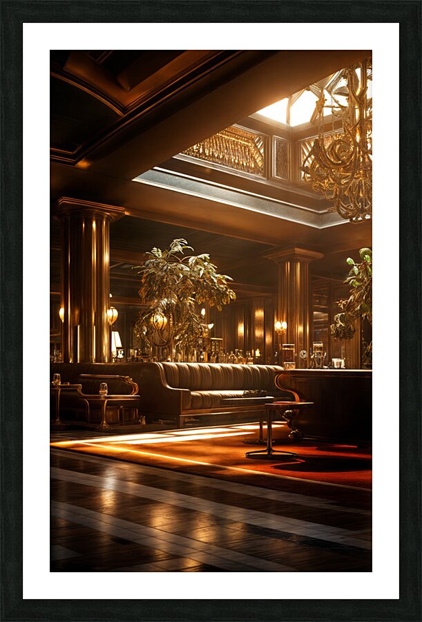 Opulent Lounge  Picture Frame print