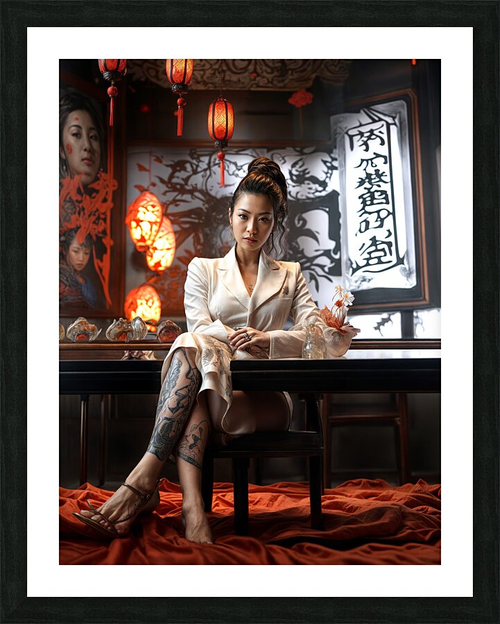 Chinese Inspired  Picture Frame print