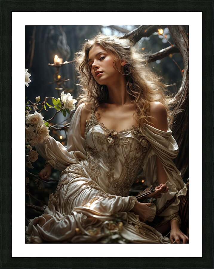 Intricate Gold  Picture Frame print