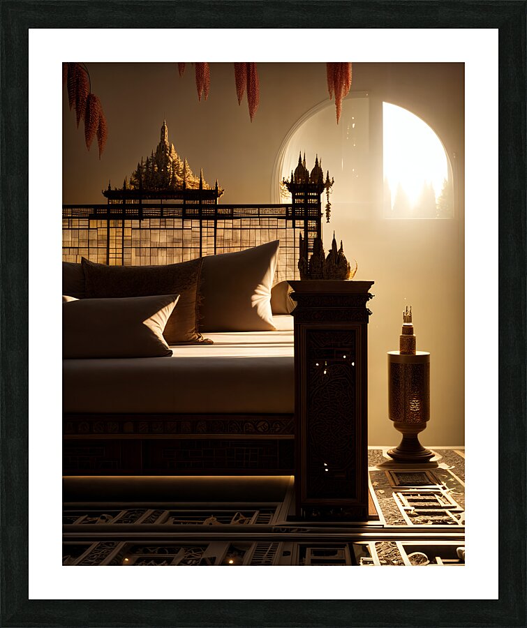  Bedroom Interior  Picture Frame print