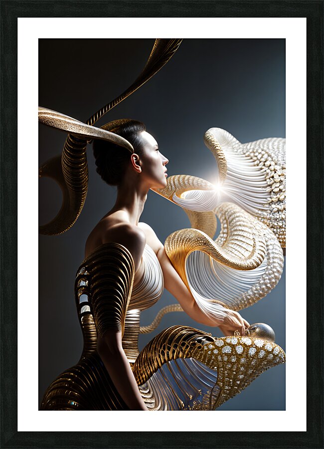  Futuristic Gown  Picture Frame print