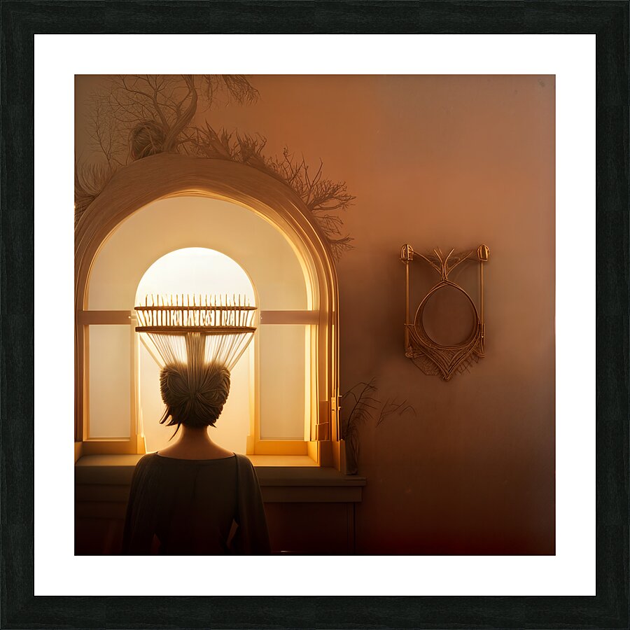 Sunlit Archway  Picture Frame print