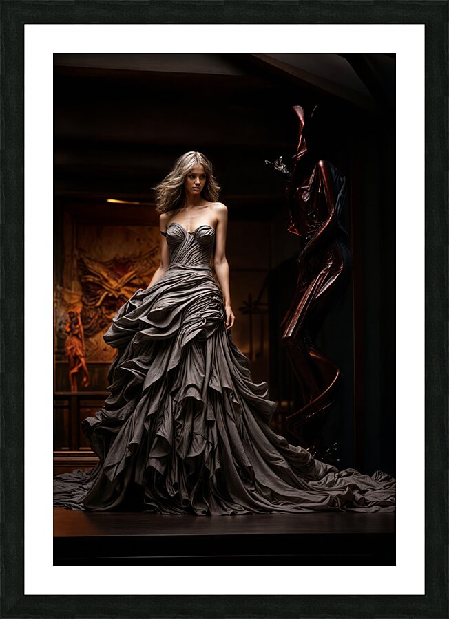 Elegantly Draped  Picture Frame print