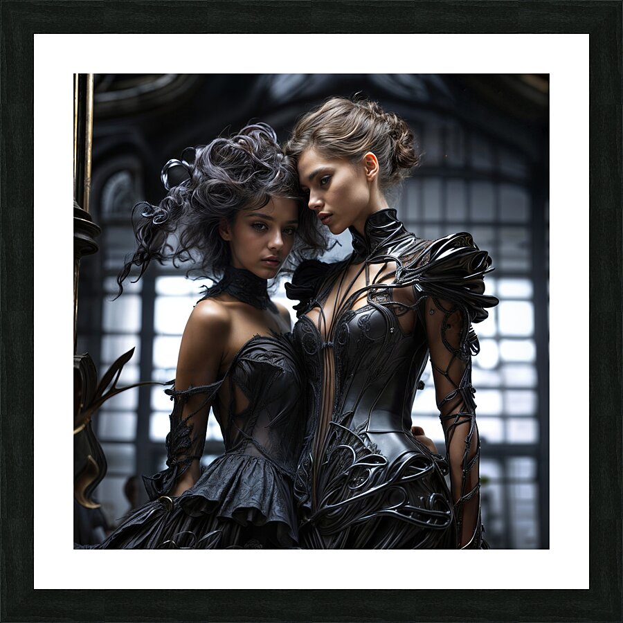 Elegantly Intertwined  Picture Frame print
