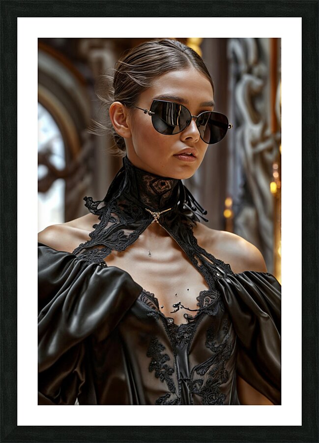 Enigmatic Allure  Picture Frame print