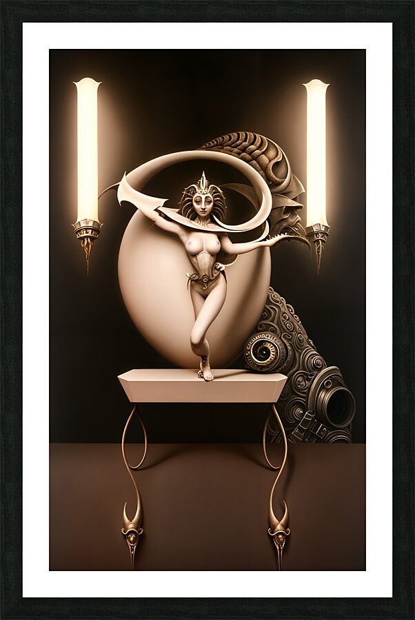  Graceful Figure  Picture Frame print