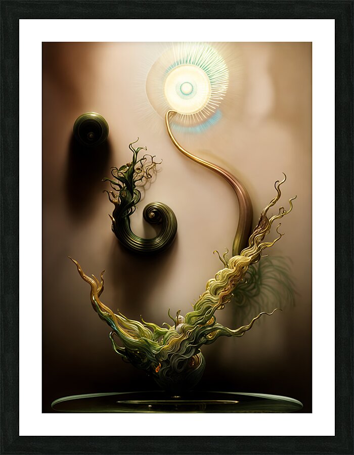  Mysterious Vessel  Picture Frame print