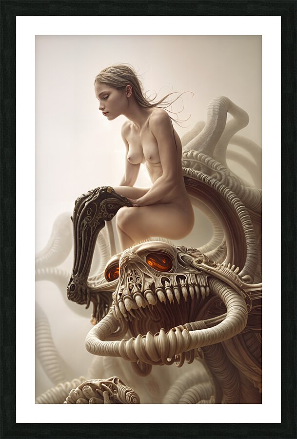 Unveiled Serenity  Picture Frame print
