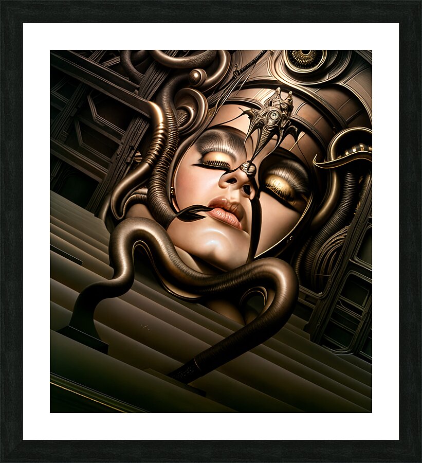  Surreal Visage  Picture Frame print