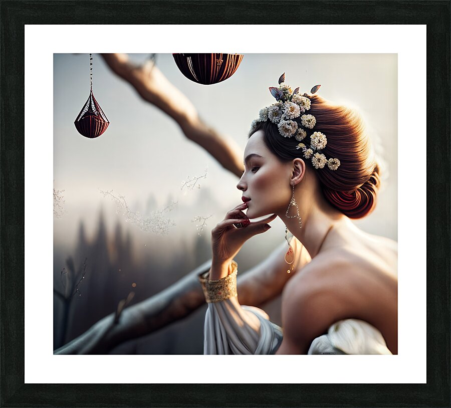 Delicate Sculpture  Picture Frame print