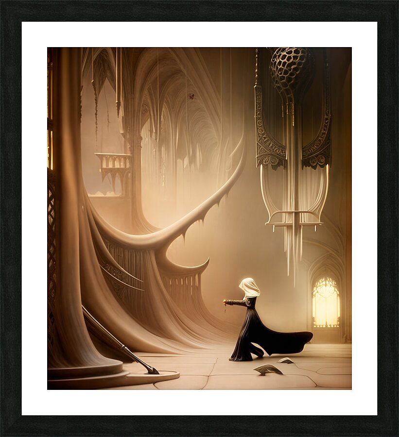  Expansive Hall  Picture Frame print