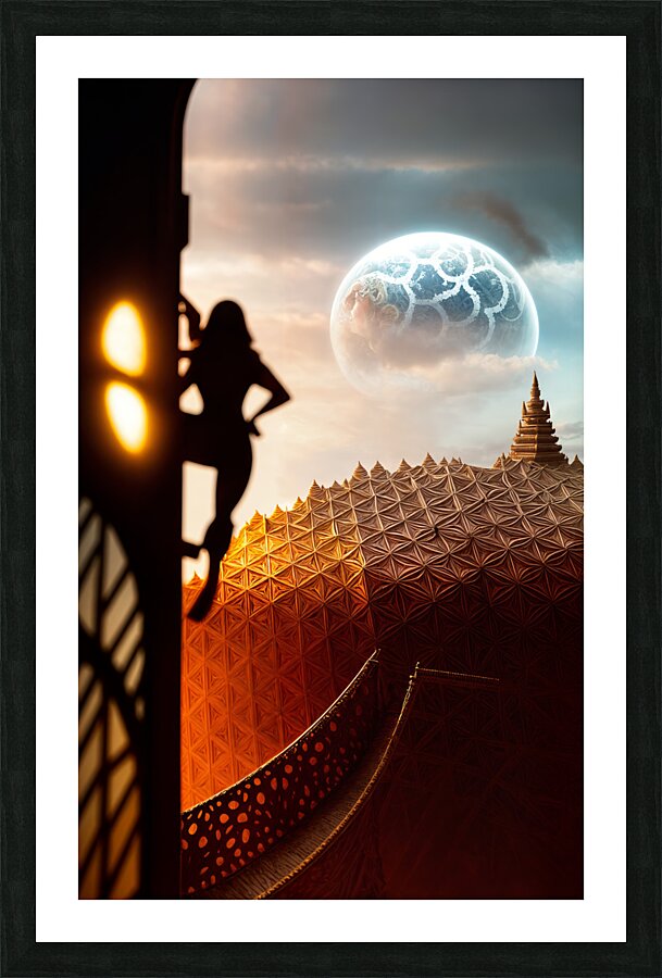  A Silhouette  Picture Frame print