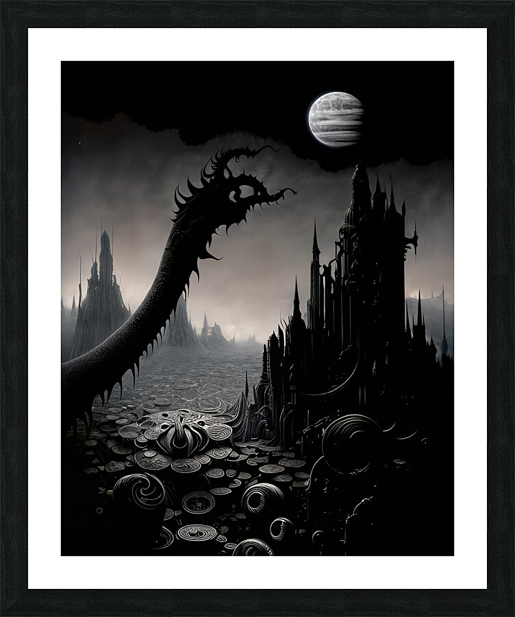  Colossal Dragon  Picture Frame print