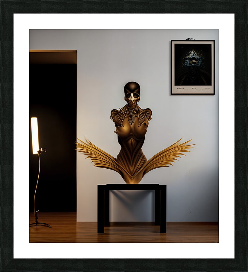 Feather like Extensions  Picture Frame print