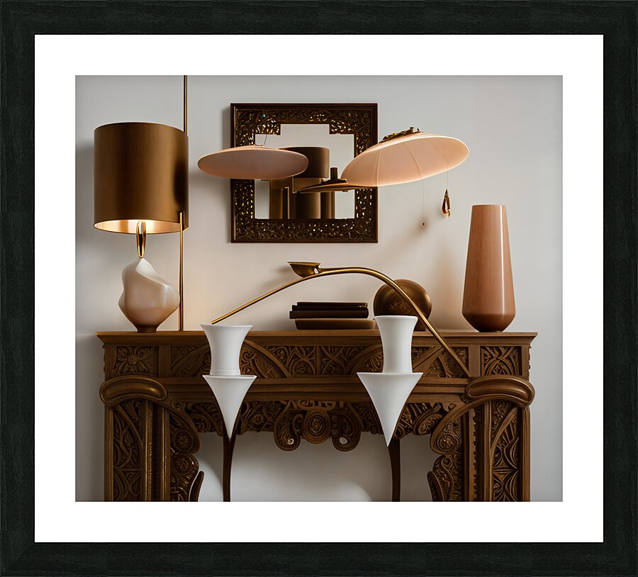  Contemporary Lighting  Picture Frame print